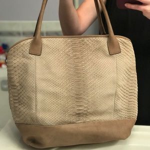 Great condition! Brunello Cucinelli snakeskin bag!